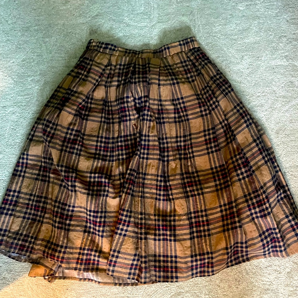 Tulip b plaid skirt